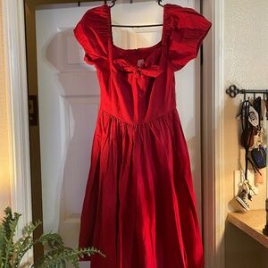 Micheline Pitt Sweetheart Swing Dress L